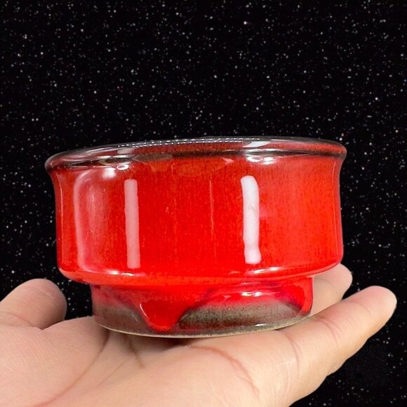 Villeroy and Boch Luxembourg Granada Bright Red Small Bowl Set 3 Dish Set VTG - Picture 12 of 15